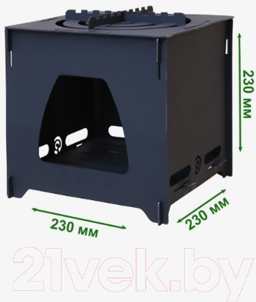 Изображение товара Печь-щепочница КомфортПром 10221116