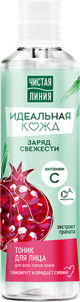 Изображение товара Тоник для лица Чистая Линия Идеальная кожа Для всех типов кожи (160мл)