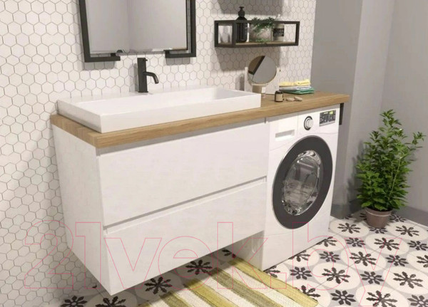 Изображение товара Тумба с умывальником Эстет Malibu Luxe L / ФР-00007116