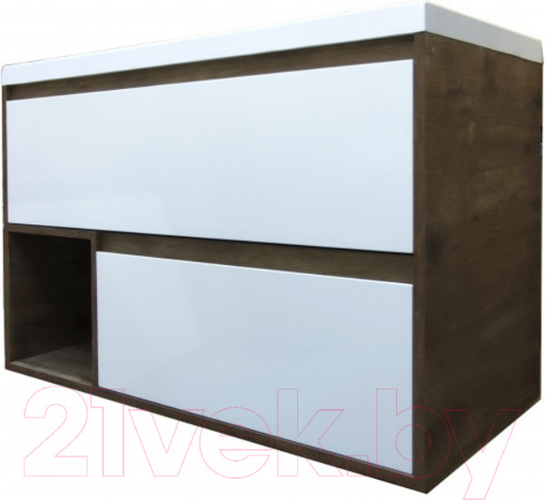 Изображение товара Тумба с умывальником Эстет Monaco Wood / ФР-00010677