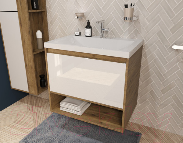 Изображение товара Тумба с умывальником Эстет Monaco Wood / ФР-00010679