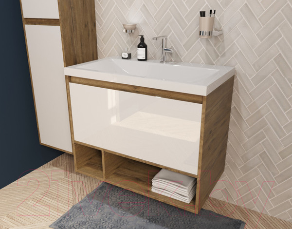 Изображение товара Тумба с умывальником Эстет Monaco Wood / ФР-00010683