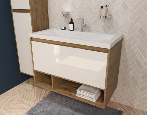 Изображение товара Тумба с умывальником Эстет Monaco Wood / ФР-00010686