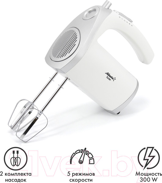 Изображение товара Миксер ручной Atlanta ATH-3114 (белый)