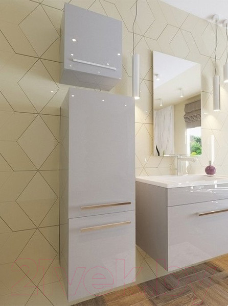 Изображение товара Шкаф-полупенал для ванной Эстет Elin L 35x36.6x97 / ФР-00003353