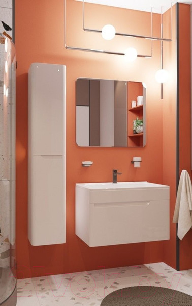 Изображение товара Шкаф-пенал для ванной Эстет Kare Luxe L 35x34x174.7 / ФР-00006001