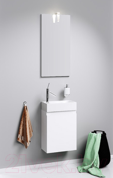 Изображение товара Тумба с умывальником Aqwella Леон -МР / Ln-MP.01.04/W