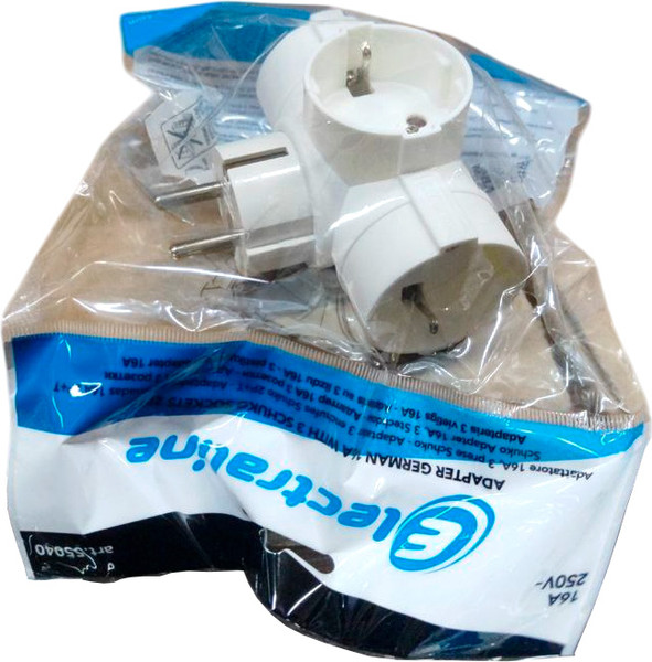 Изображение товара Электроразветвитель Electraline 55040 (белый)