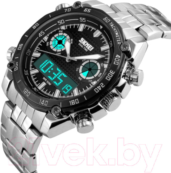 Изображение товара Часы наручные мужские Skmei 1204-1 (черный)