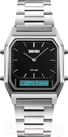 Изображение товара Часы наручные мужские Skmei 1220-1 (серебристый/черный)