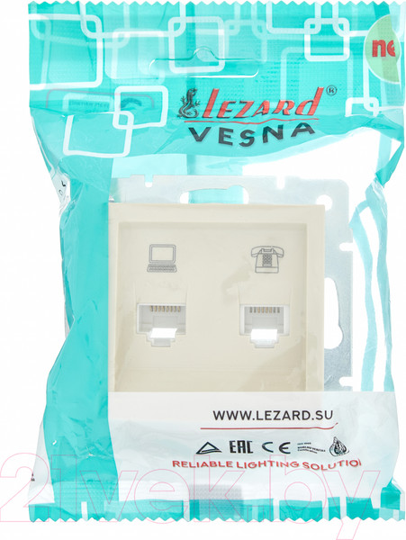 Изображение товара Розетка Lezard Vesna 742-0388-143