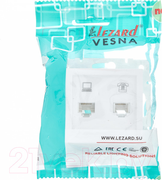 Изображение товара Розетка Lezard Vesna 742-0288-143