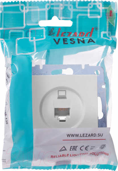 Изображение товара Розетка Lezard Vesna 742-0288-139