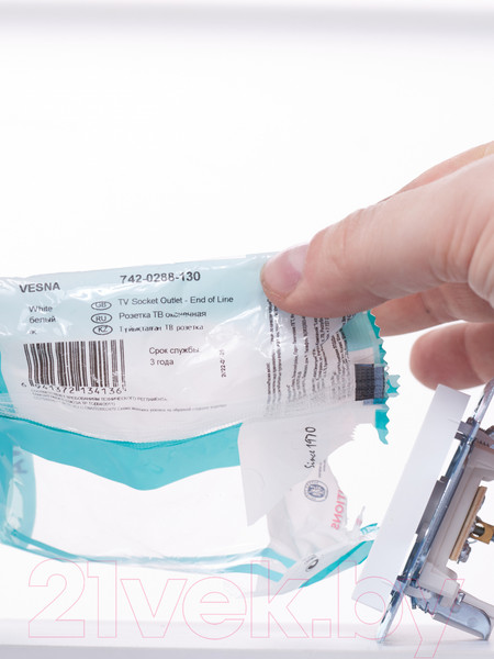 Изображение товара Розетка Lezard Vesna 742-0288-130