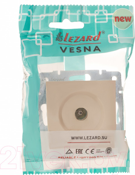 Изображение товара Розетка Lezard Vesna 742-0388-130