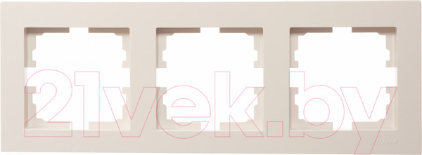 Изображение товара Рамка для выключателей и розеток Lezard Vesna 742-0300-148