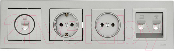 Изображение товара Рамка для выключателей и розеток Lezard Vesna 742-3500-149