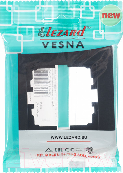 Изображение товара Рамка для выключателей и розеток Lezard Vesna 742-4200-146