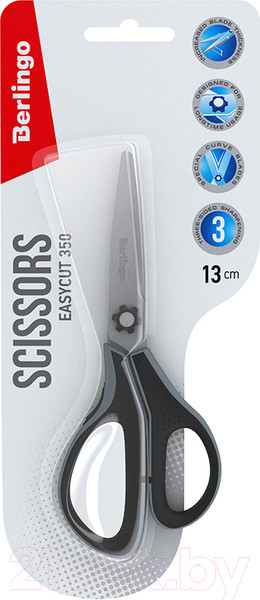 Изображение товара Ножницы канцелярские Berlingo Easycut 350 / DNn_13035_c (серый)