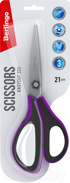 Изображение товара Ножницы канцелярские Berlingo Easycut 350 / DNn_21035_a (сиреневый)