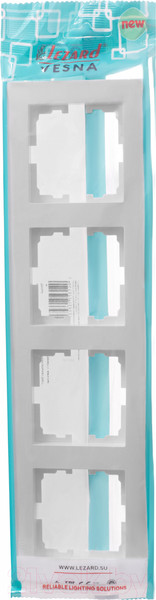 Изображение товара Рамка для выключателей и розеток Lezard Vesna 742-0200-149