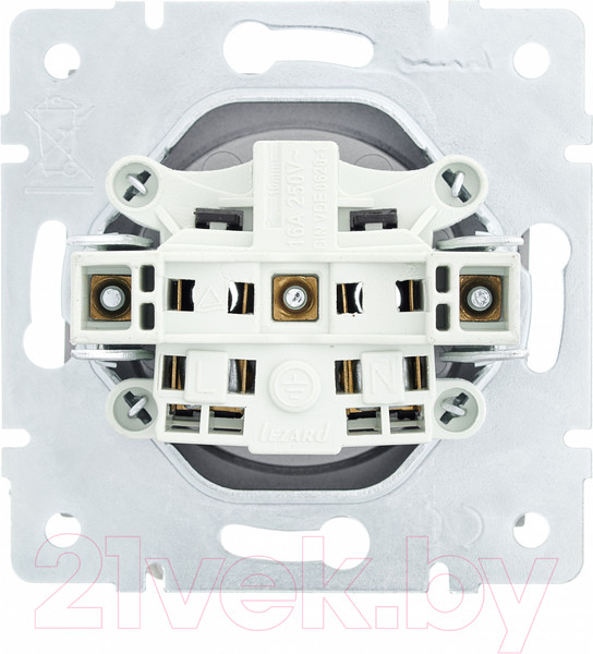 Изображение товара Розетка Lezard Vesna 742-3588-121B