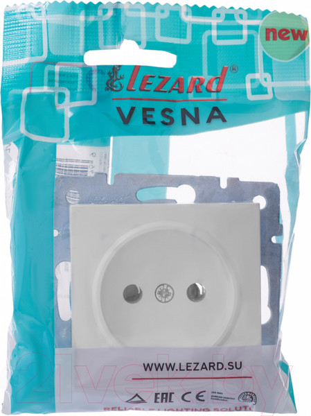 Изображение товара Розетка Lezard Vesna 742-0288-121B