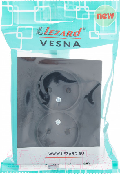 Изображение товара Розетка Lezard Vesna 742-4200-128B