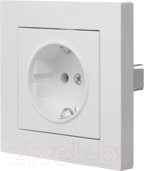 Изображение товара Розетка Lezard Vesna 742-0288-122B с заземлением (белый)