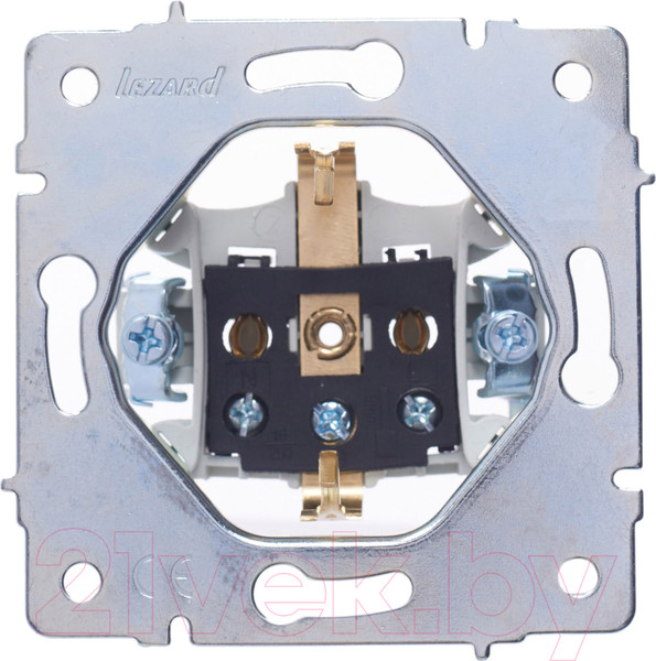 Изображение товара Розетка Lezard Vesna 742-0288-122B с заземлением (белый)