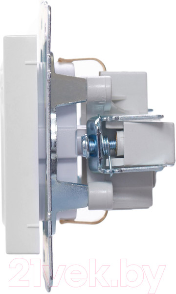 Изображение товара Розетка Lezard Vesna 742-0288-122B с заземлением (белый)