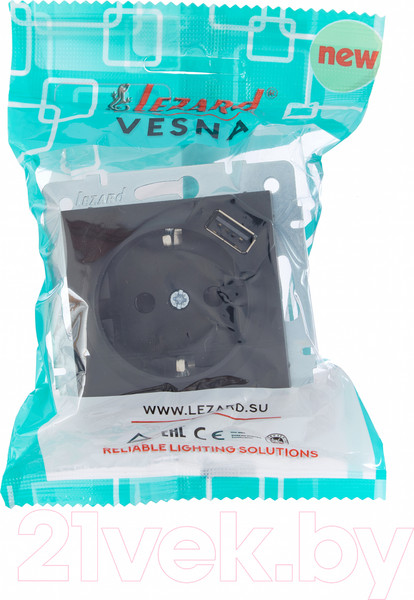 Изображение товара Розетка Lezard Vesna 742-4288-181