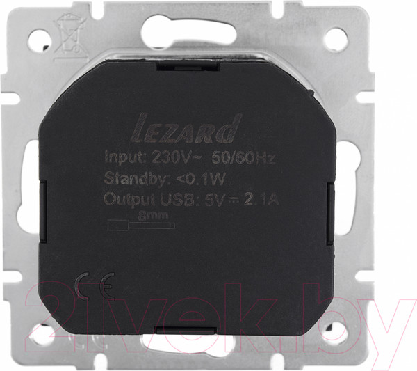 Изображение товара Розетка Lezard Vesna 742-4288-181