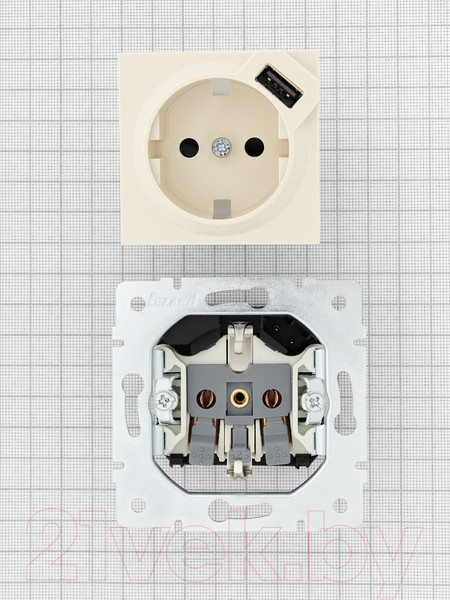 Изображение товара Розетка Lezard Vesna 742-0388-181