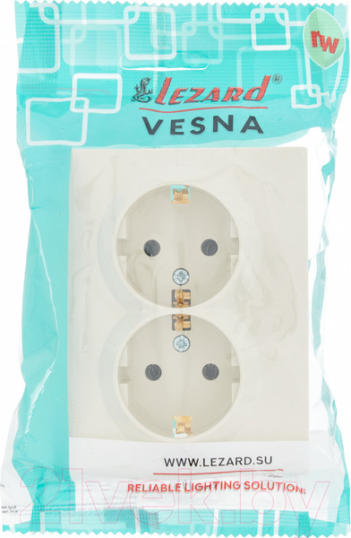 Изображение товара Розетка Lezard Vesna 742-0300-127B