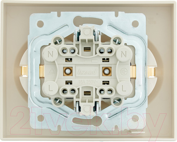 Изображение товара Розетка Lezard Vesna 742-0300-127B