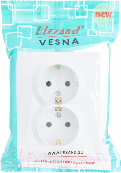 Изображение товара Розетка Lezard Vesna 742-0200-127B