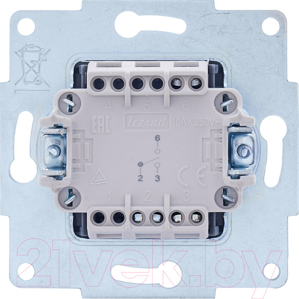 Изображение товара Выключатель Lezard Vesna 742-0288-105