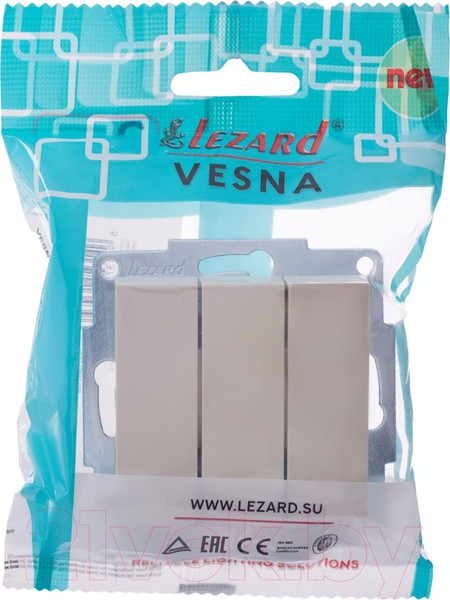 Изображение товара Выключатель Lezard Vesna 742-0388-109