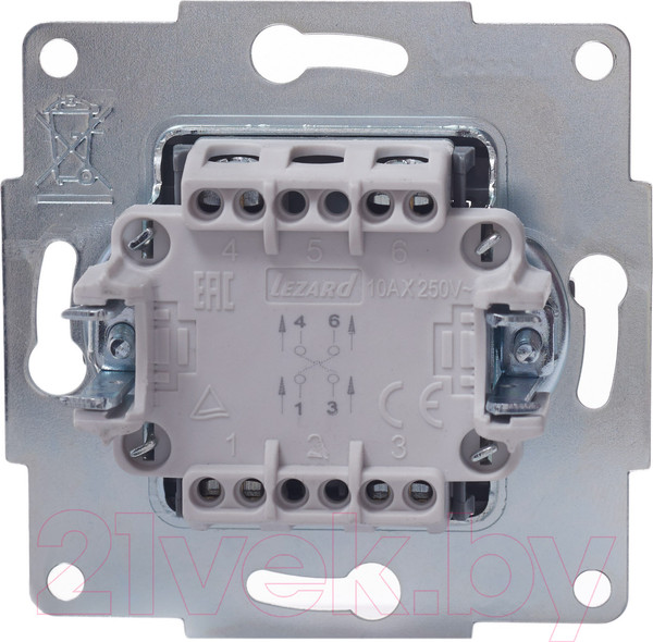 Изображение товара Выключатель Lezard Vesna 742-0288-107