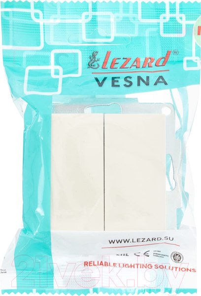 Изображение товара Выключатель Lezard Vesna 742-0388-101