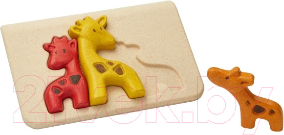 Изображение товара Развивающая игрушка Plan Toys Пазл Жирафики / 4634