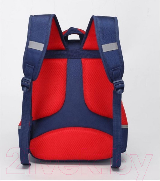 Изображение товара Школьный рюкзак Sun Eight SE-90058 (темно-синий/красный)