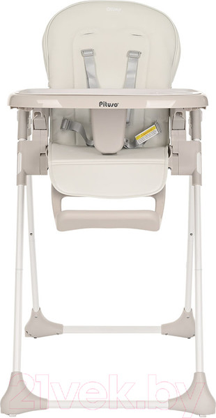 Изображение товара Стульчик для кормления Pituso Olimp / C1-Milk White (молочный/белый/экокожа)