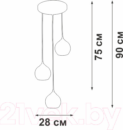 Изображение товара Потолочный светильник Vitaluce V43610-13/3S