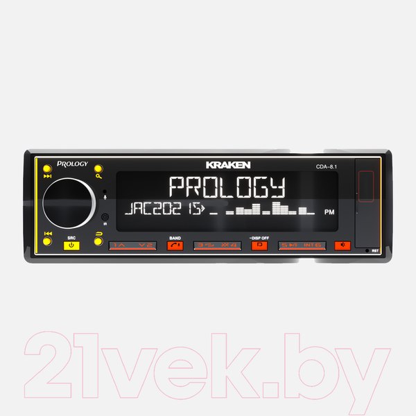 Изображение товара Бездисковая автомагнитола Prology CDP-8.1 Kraken