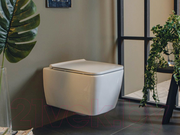 Изображение товара Унитаз подвесной CeraStyle Hera HC01706PH00 (белый, без сиденья)