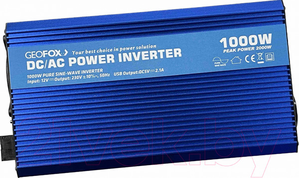Изображение товара Автомобильный инвертор Geofox P 1000W/12v