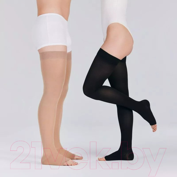 Изображение товара Чулки компрессионные Venoteks 2P280 стандарт 2 кл.к. (р.4, бежевый)