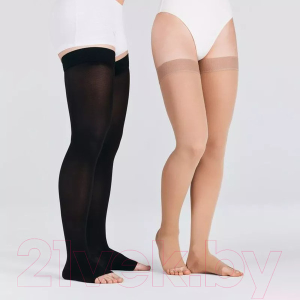 Изображение товара Чулки компрессионные Venoteks 2P280 стандарт 2 кл.к. (р.4, бежевый)